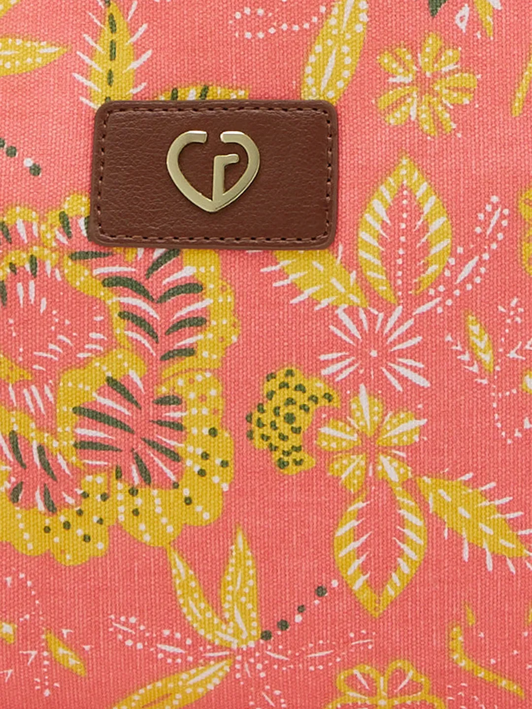 Caprese Hazel Medium Coral Sling Bag