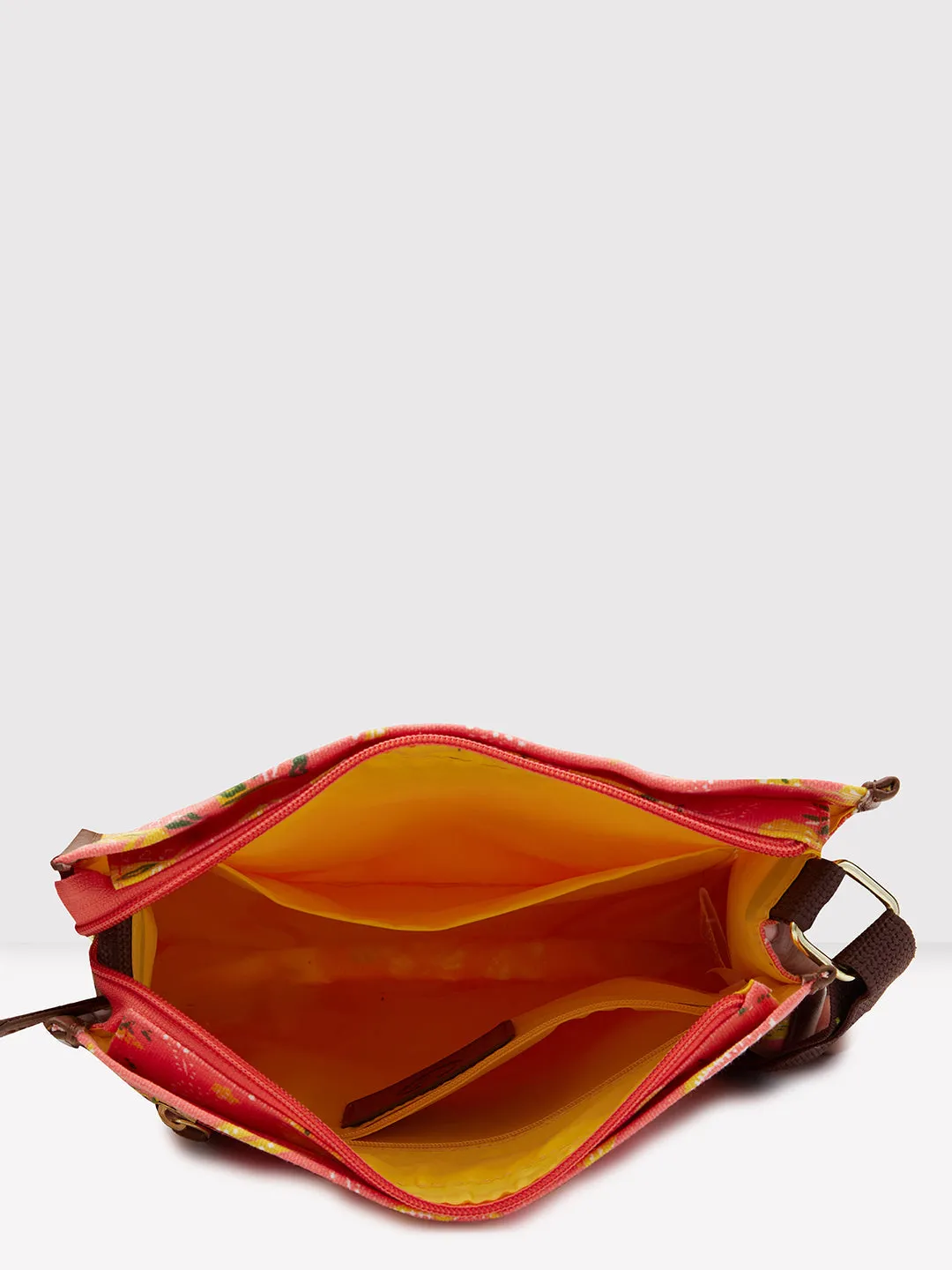 Caprese Hazel Medium Coral Sling Bag