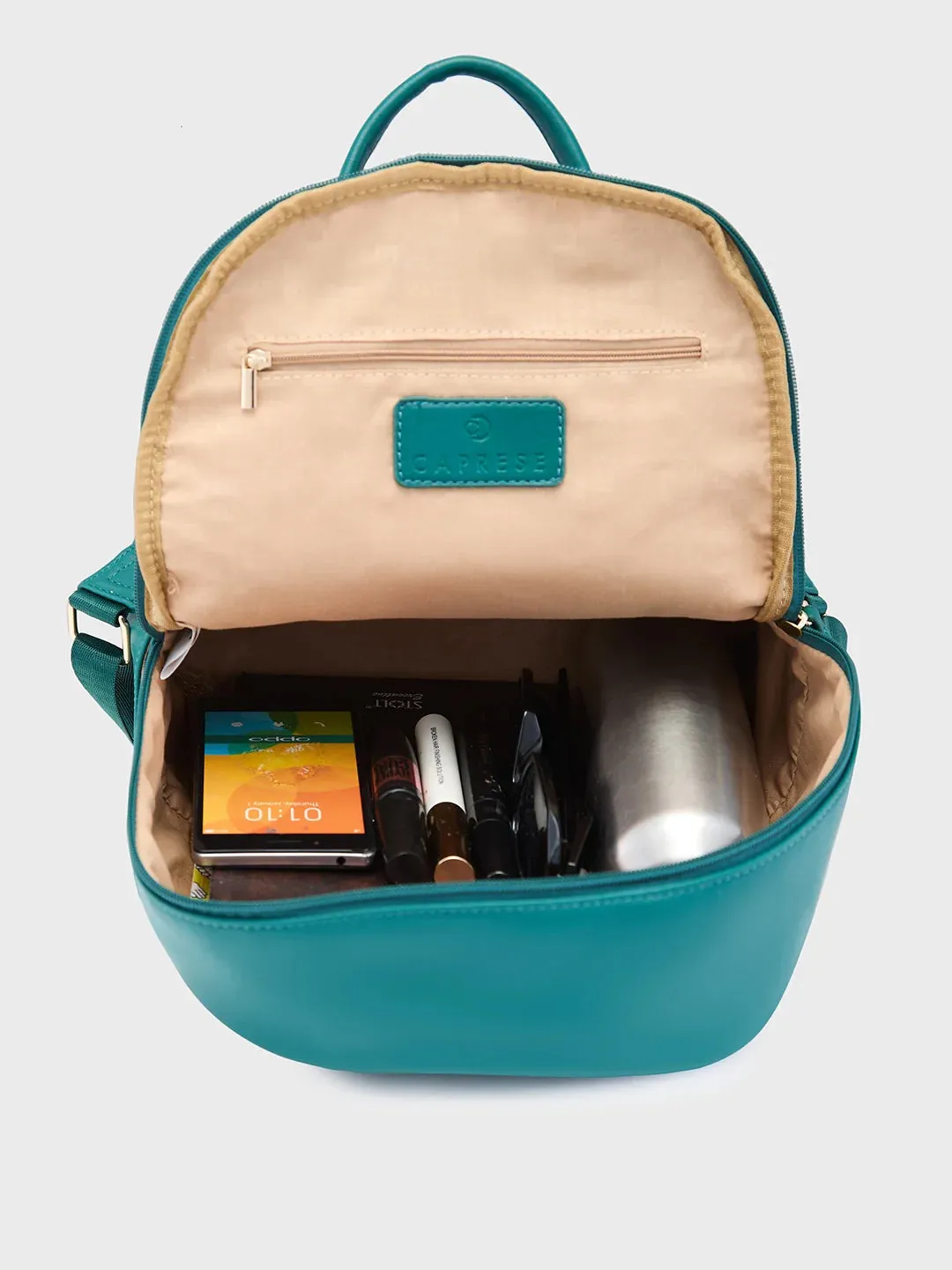 Caprese Merlin Medium Bottle Green Backpack