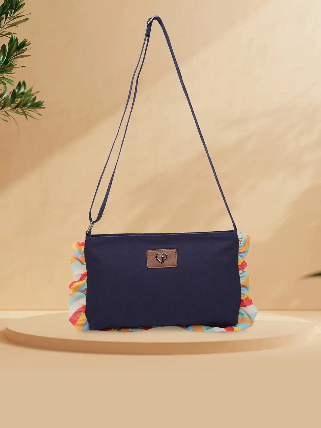 Caprese Oakley Large Indigo Sling Bag