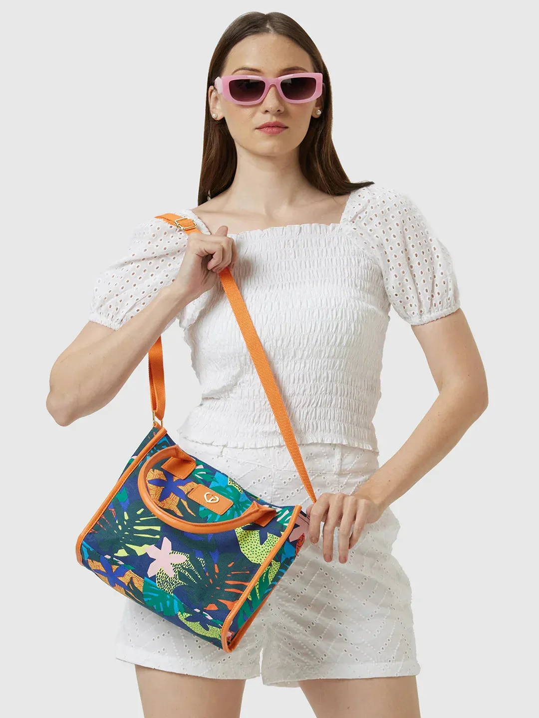 Caprese Octavia Small Indigo Tote Bag