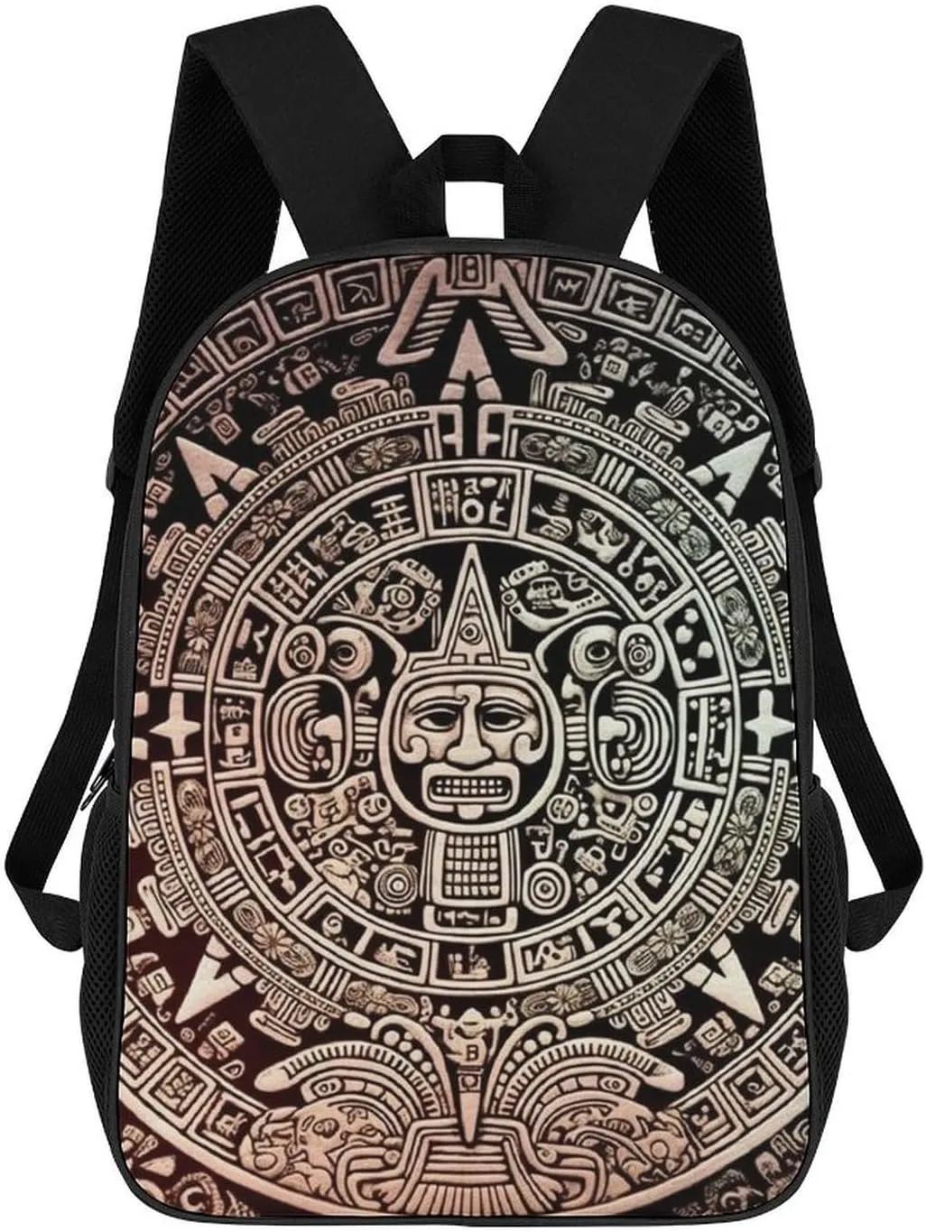 Casual Backpack for Men Women Waterproof Lightweight Daypack Travel Laptop Bag Mayan Calendar End Of The World