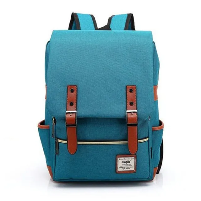 Casual Canvas Backpack Unisex (Various Colors)