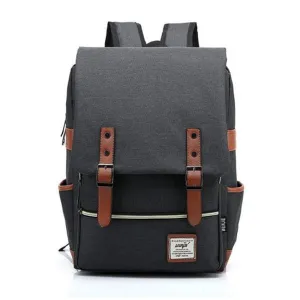 Casual Canvas Backpack Unisex (Various Colors)