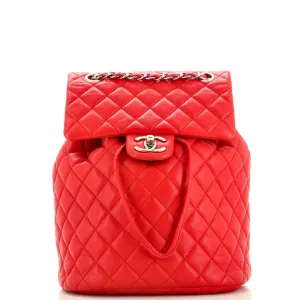 CHANEL Urban Spirit Backpack Quilted Lambskin Small