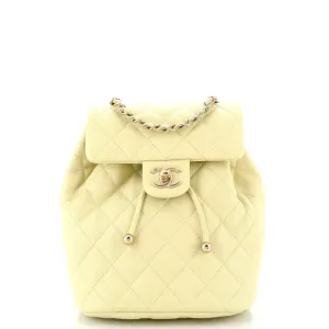 CHANEL Urban Spirit NM Backpack Quilted Caviar Mini