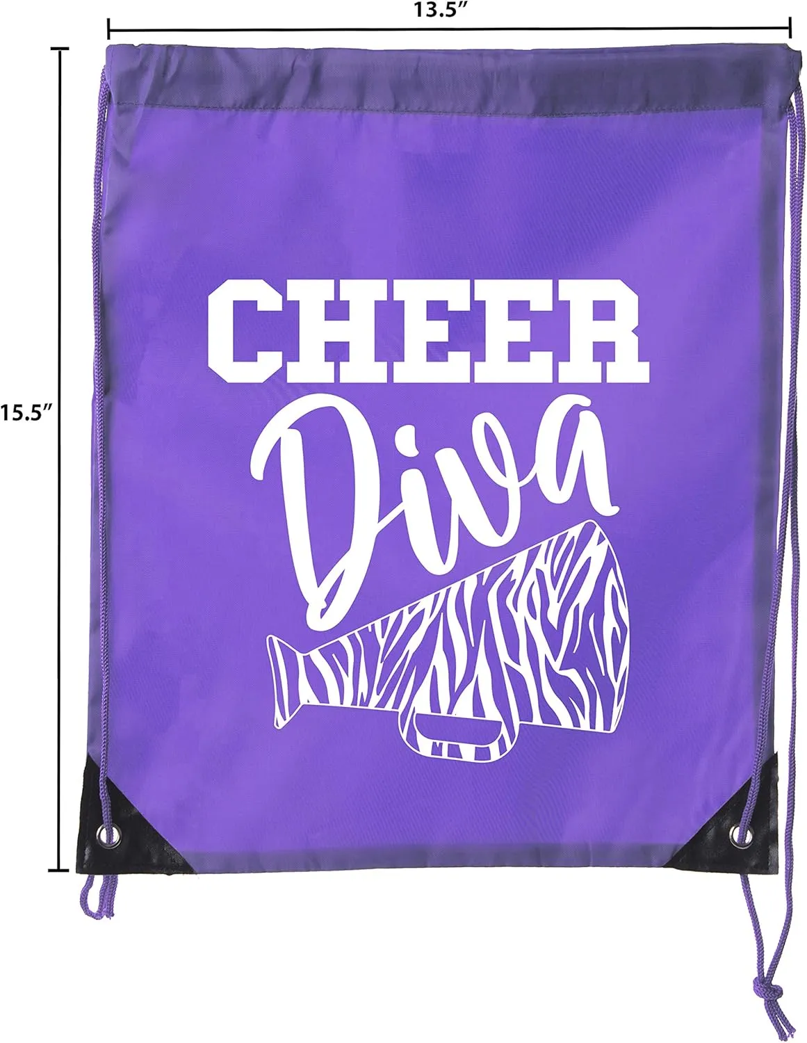 Cheer Bags, Pom Pom and Cheerleader drawstring Backpacks, Cheerleader Team bags