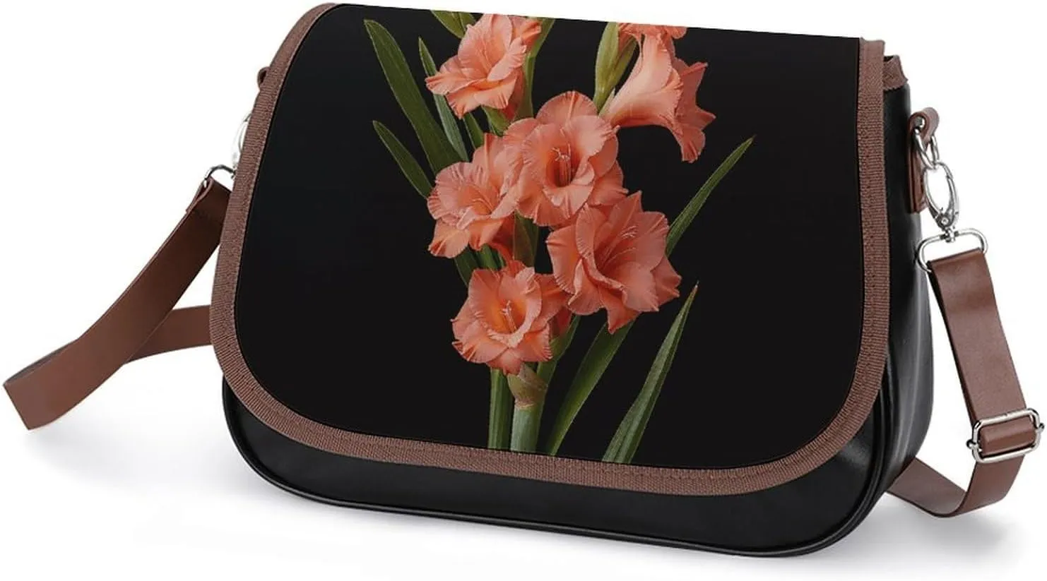 Color Dot Pattern Crossbody Bags for Women Travel Shoulder Bag Small Leather Cross Body Handbags