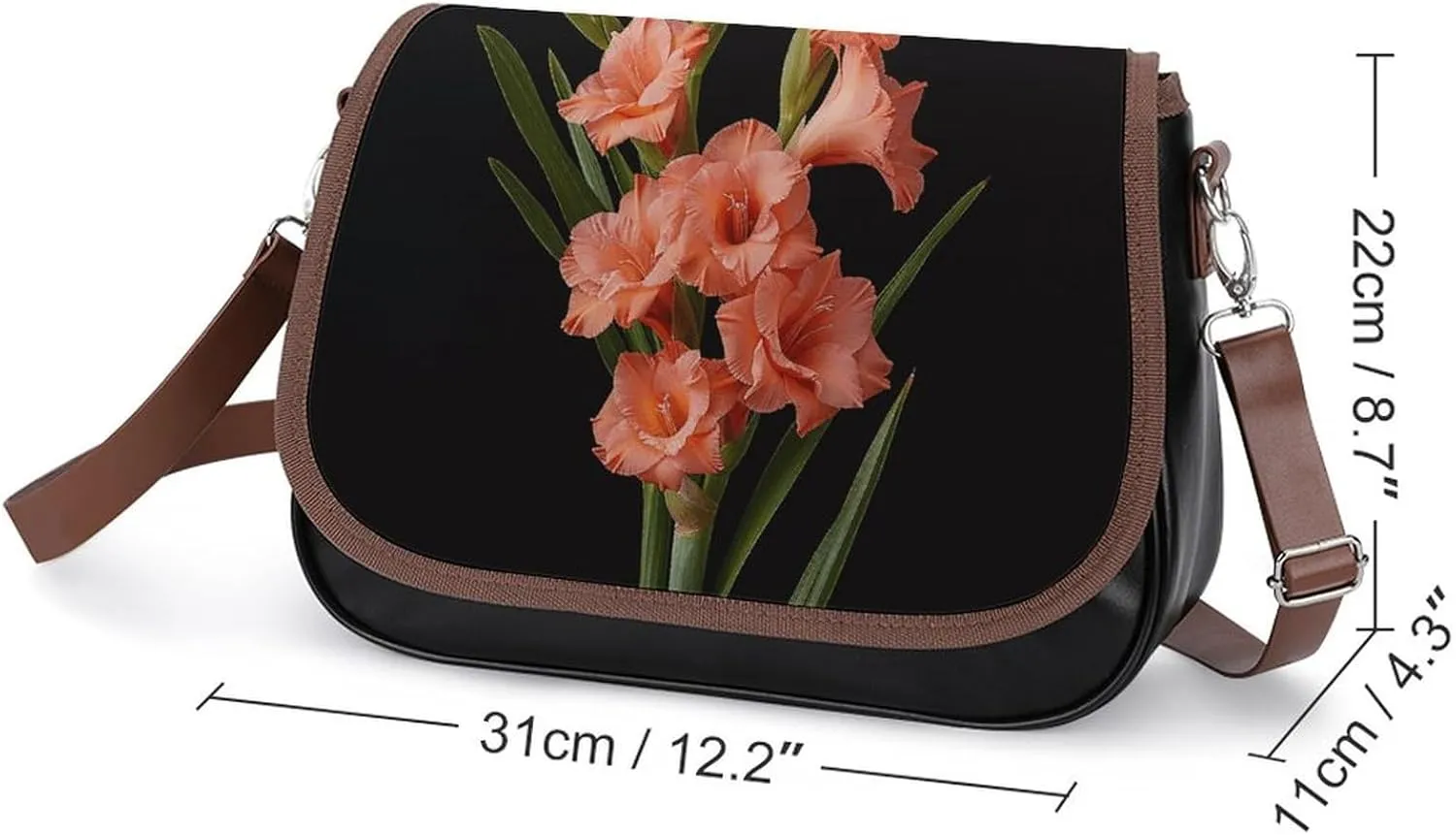 Color Dot Pattern Crossbody Bags for Women Travel Shoulder Bag Small Leather Cross Body Handbags