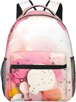 Color Fragment Paper Casual Backpacks, Duffel Bags, *Travel Bags For Work, Hiking, Camping, Outdoor Activities And More.