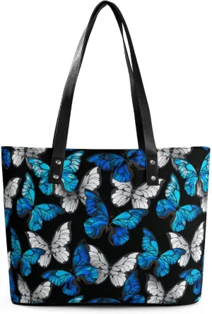 Colorful Print Large Capacity Portable Leather Handbag