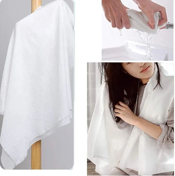 Compressed Towel Tablets Travel Towels Disposable Large Reusable 42x27 inch for Camping Sports Hiking Beach Swim (42x27 Inch)