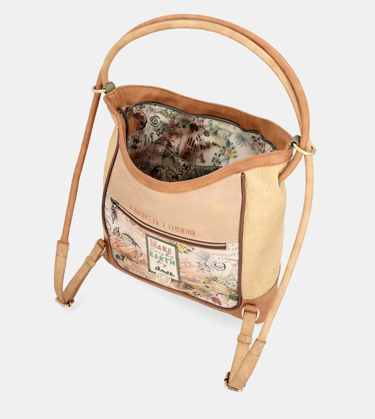 convertible Amazonia backpack Long-lasting Premium finish bag with crossbody