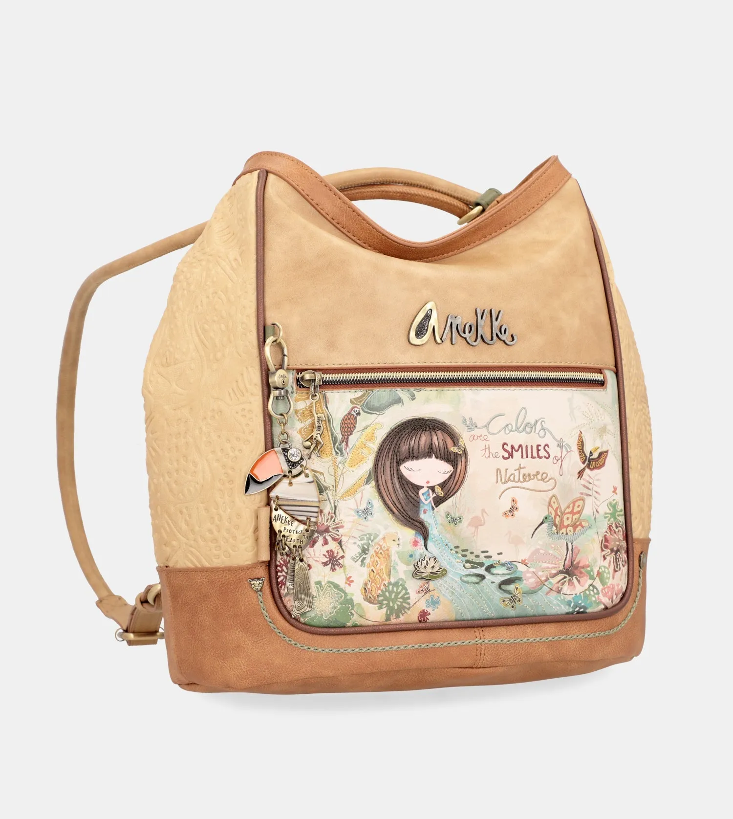 convertible Amazonia backpack Long-lasting Premium finish bag with crossbody