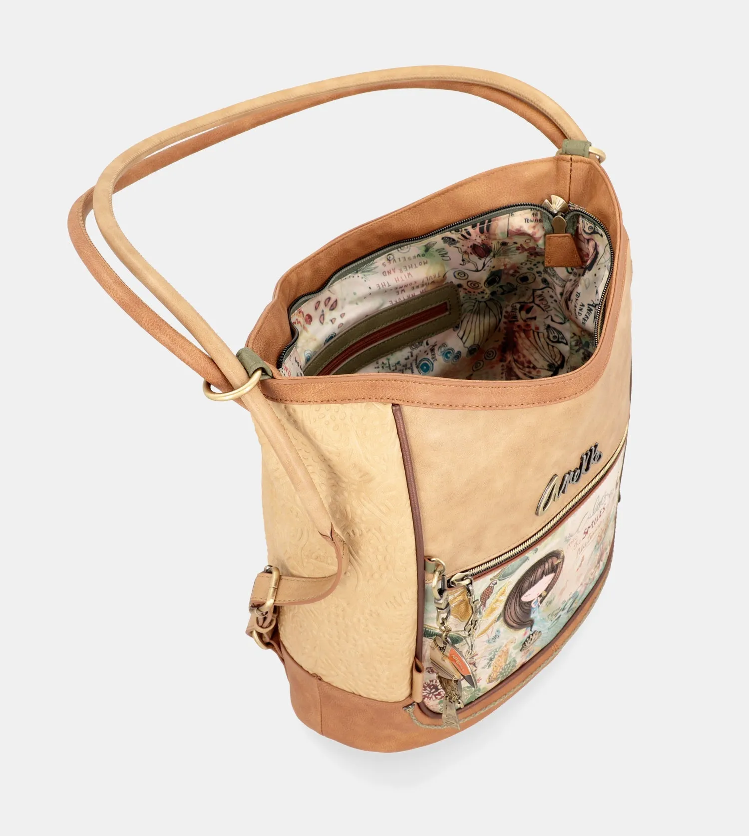 convertible Amazonia backpack Long-lasting Premium finish bag with crossbody