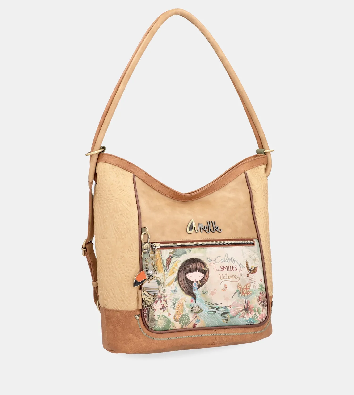 convertible Amazonia backpack Long-lasting Premium finish bag with crossbody