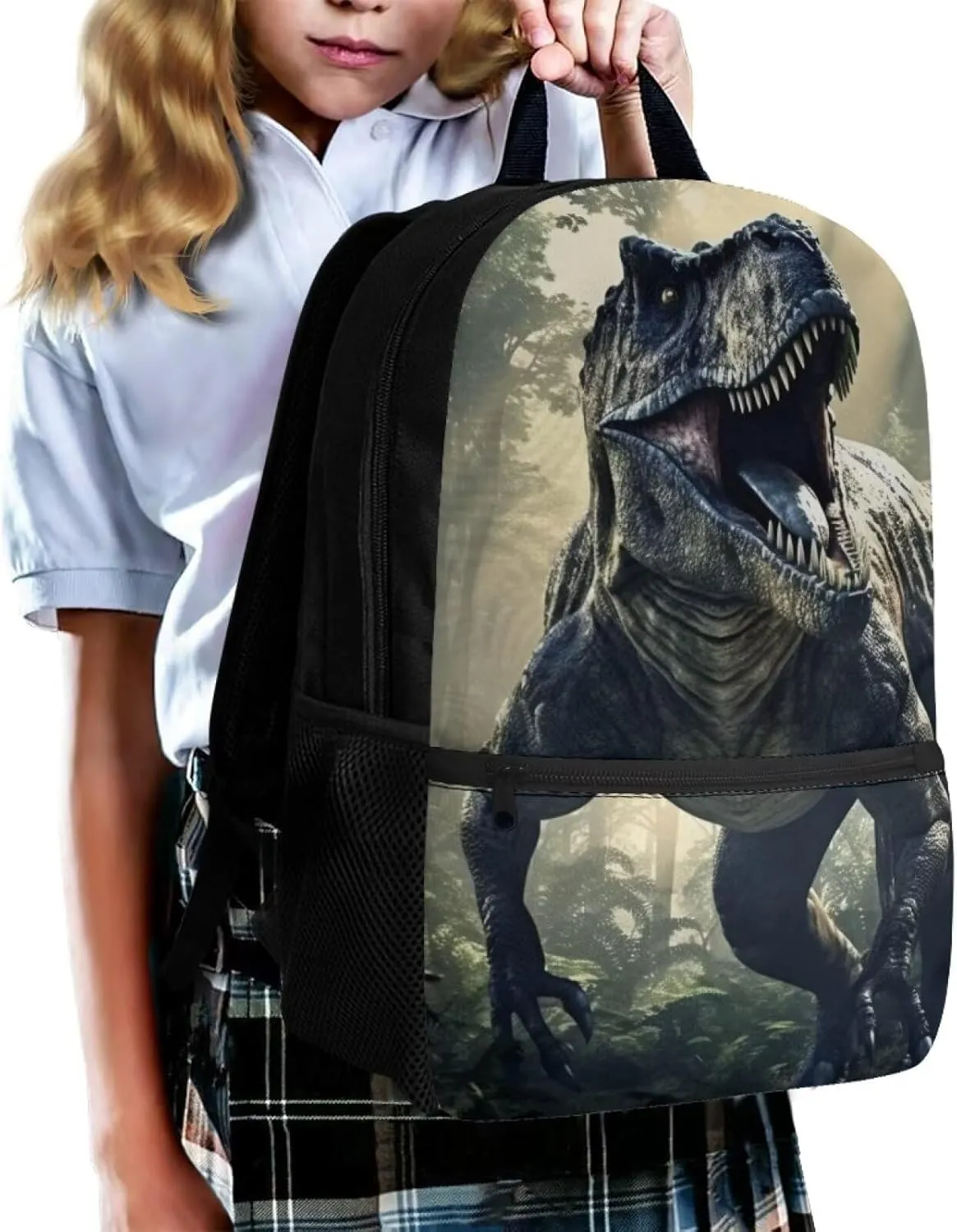 Cool Shark Kids Backpack for Boys 8-12 Years Old Bookbag Elementary Middle School Bags Student Book Bags 3Rd 4Th 5Th 6Th Grade Teen Schoolbag 17inch Casual Daypack