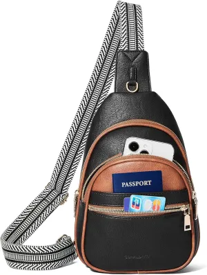 CORALDAISY Crossbody Bags for Women Fanny Pack Sling Bag Crossbody Purse Travel Purses for Women