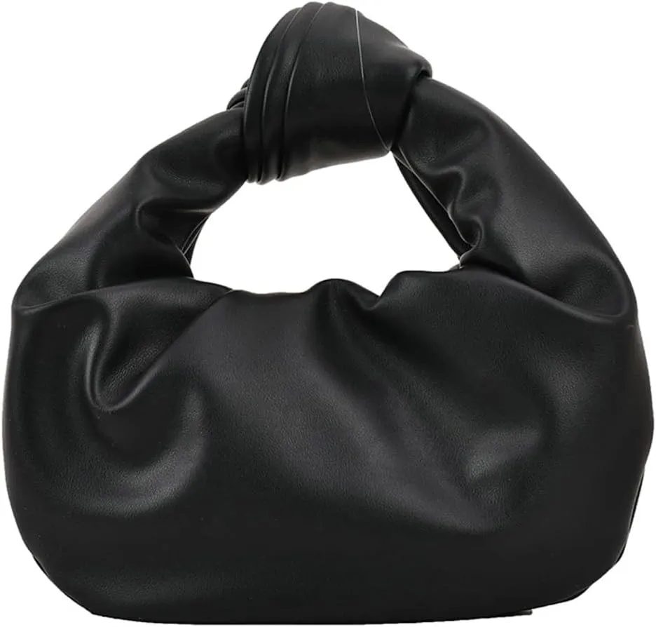 Crescent Tote Bag Clutch Cloud Purse for Women PU Leather Moon Shoulder Bag Hobo Bags Chic Evening Bag Handbag