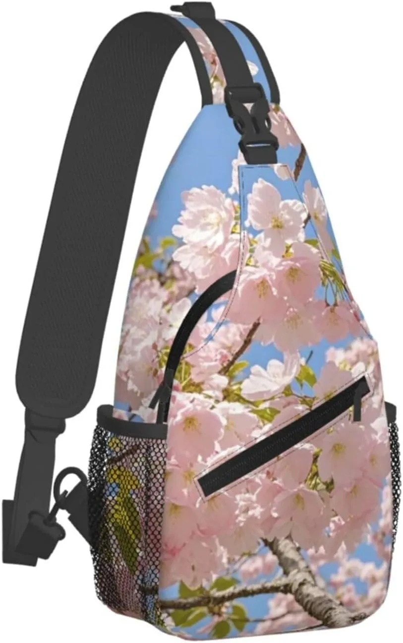 Cross Chest Bag Sling Backpack Cute Sea Animal Manatee Sling Bag Crossbody Shoulder Bag Travel Hiking Daypack