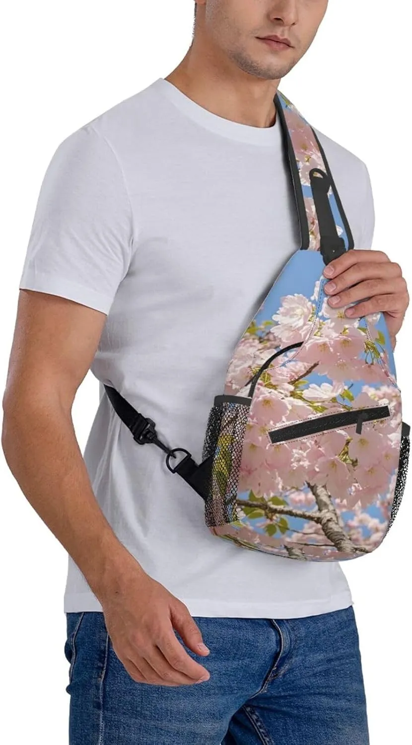 Cross Chest Bag Sling Backpack Cute Sea Animal Manatee Sling Bag Crossbody Shoulder Bag Travel Hiking Daypack