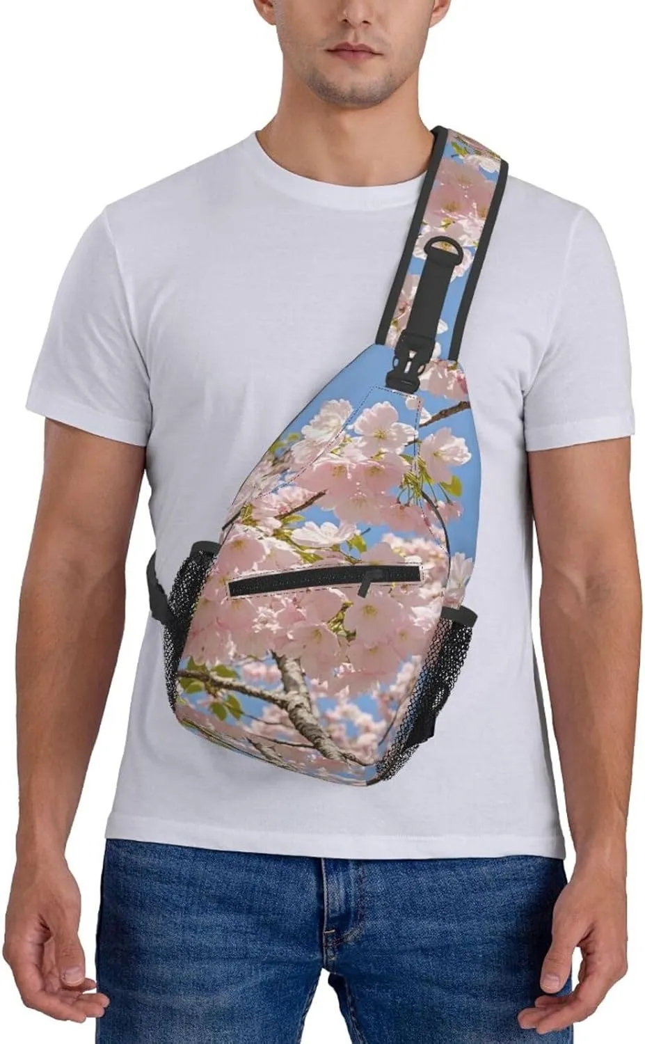 Cross Chest Bag Sling Backpack Cute Sea Animal Manatee Sling Bag Crossbody Shoulder Bag Travel Hiking Daypack