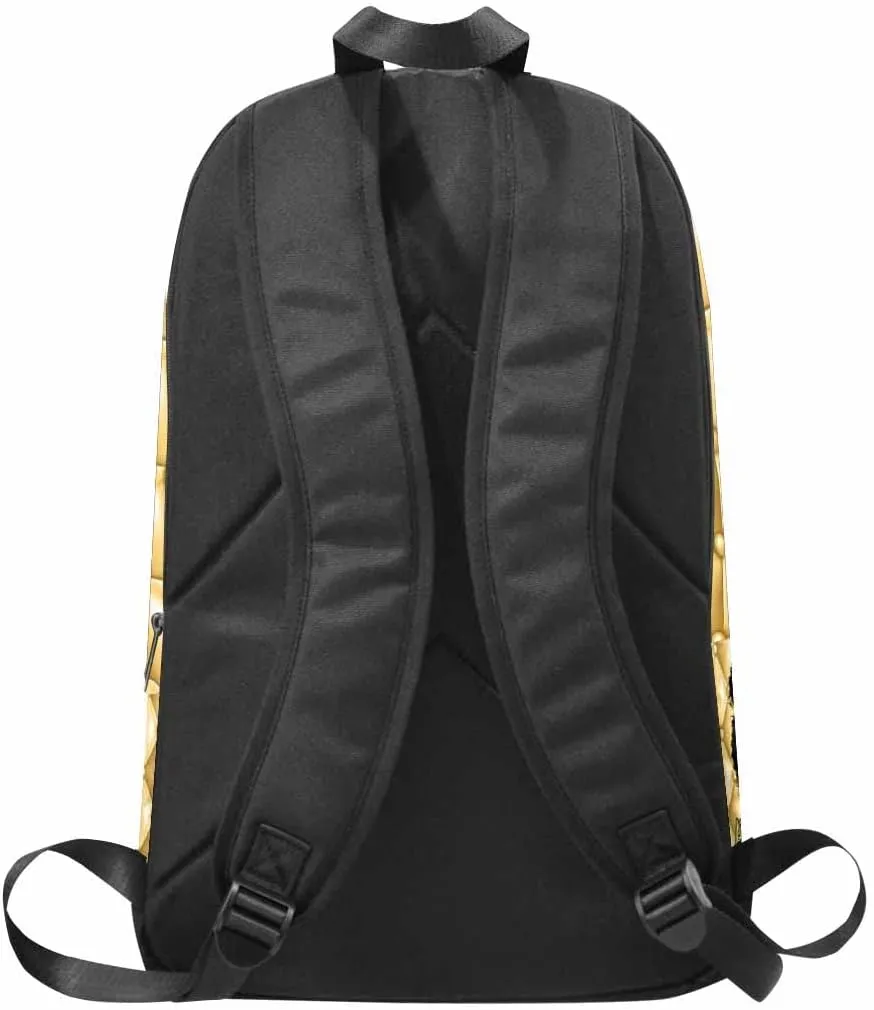 Custom Backpack with Name Peekaboo Queen Princess Backpack Personalized Diaper Bag Casual Daypack Bag Customized Laptop Backpack Shoulder Bag for Women, One Size
