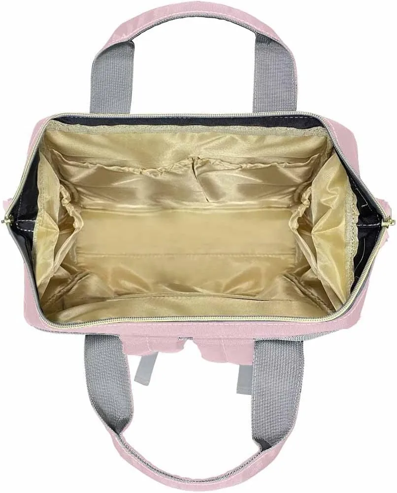 Custom Diaper Bag Backpack Personalized Glitter Drips Rose Gold Feet Backpack with Text Bag Nursing Bags Fashion Shoulders Bag Casual Daypack Travel Multipurpose Bag for Men Women