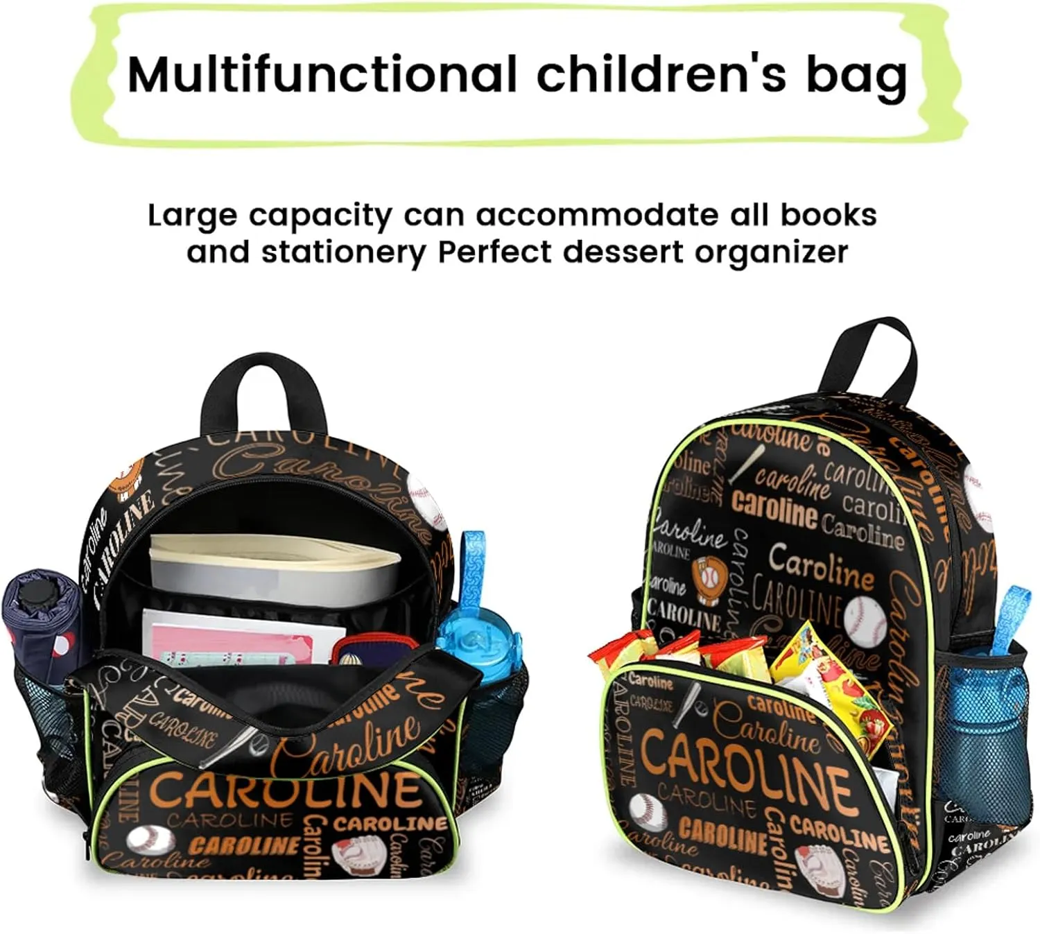 Custom Name Backpack Basketball Lightweight Personalized Shoulder Bag Backpacks Waterproof