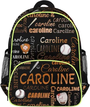 Custom Name Backpack Basketball Lightweight Personalized Shoulder Bag Backpacks Waterproof