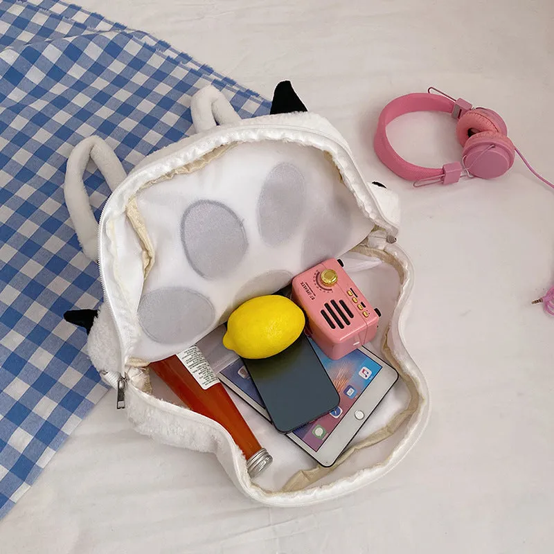 Cute Tassel Cat's Paw Niche Large Backpacks