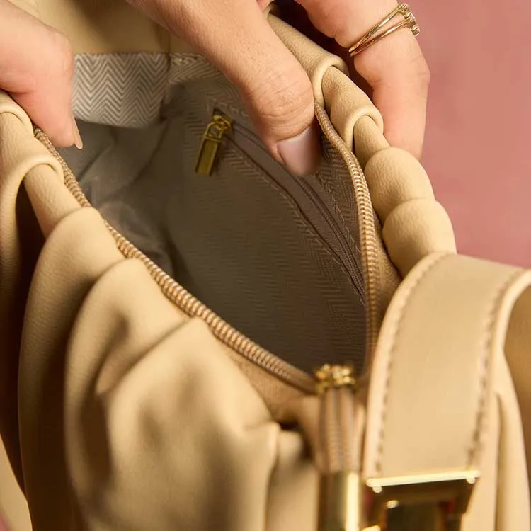 Dazzle By Sarah - Horizon (Beige) Cross Body Bags
