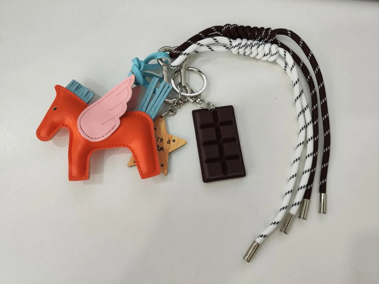 Designer Rope Bag Charms for Handbag Y2k Accessories Purse Hanging Ornament Backpack Charm