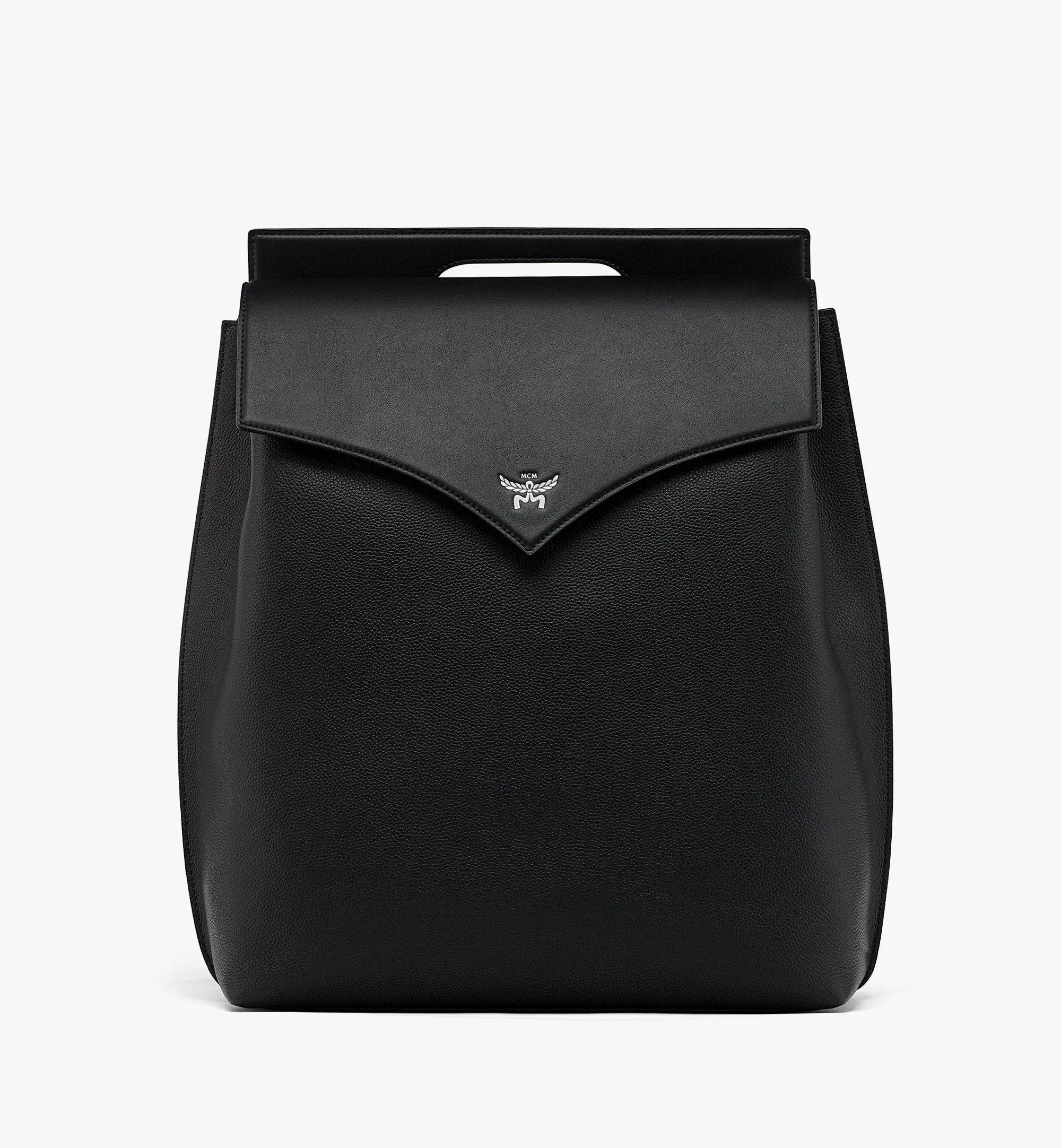 Diamond Backpack In Embossed Leather