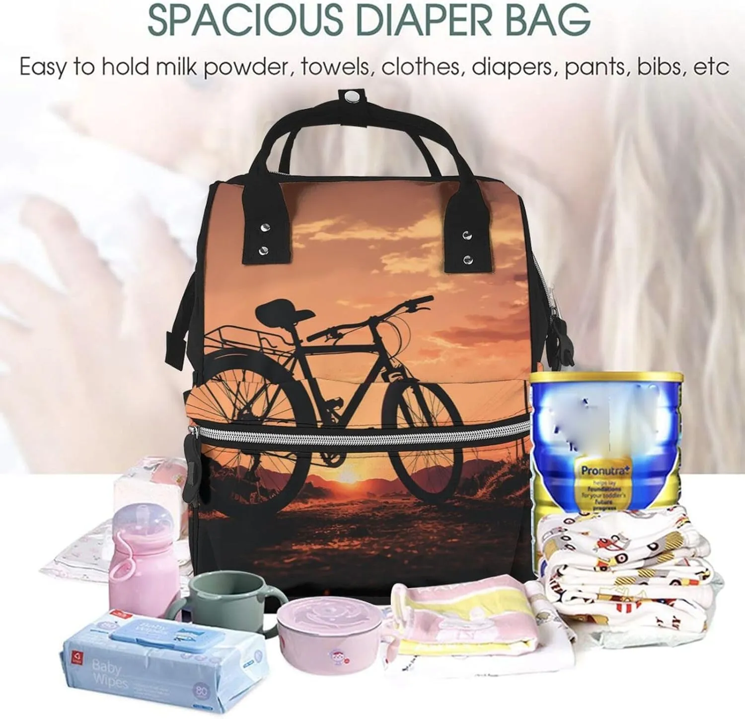Diaper Bag Backpack Road bicycle Nappy Backpack Maternity Baby Nappy Bag Changing Bags for Travel