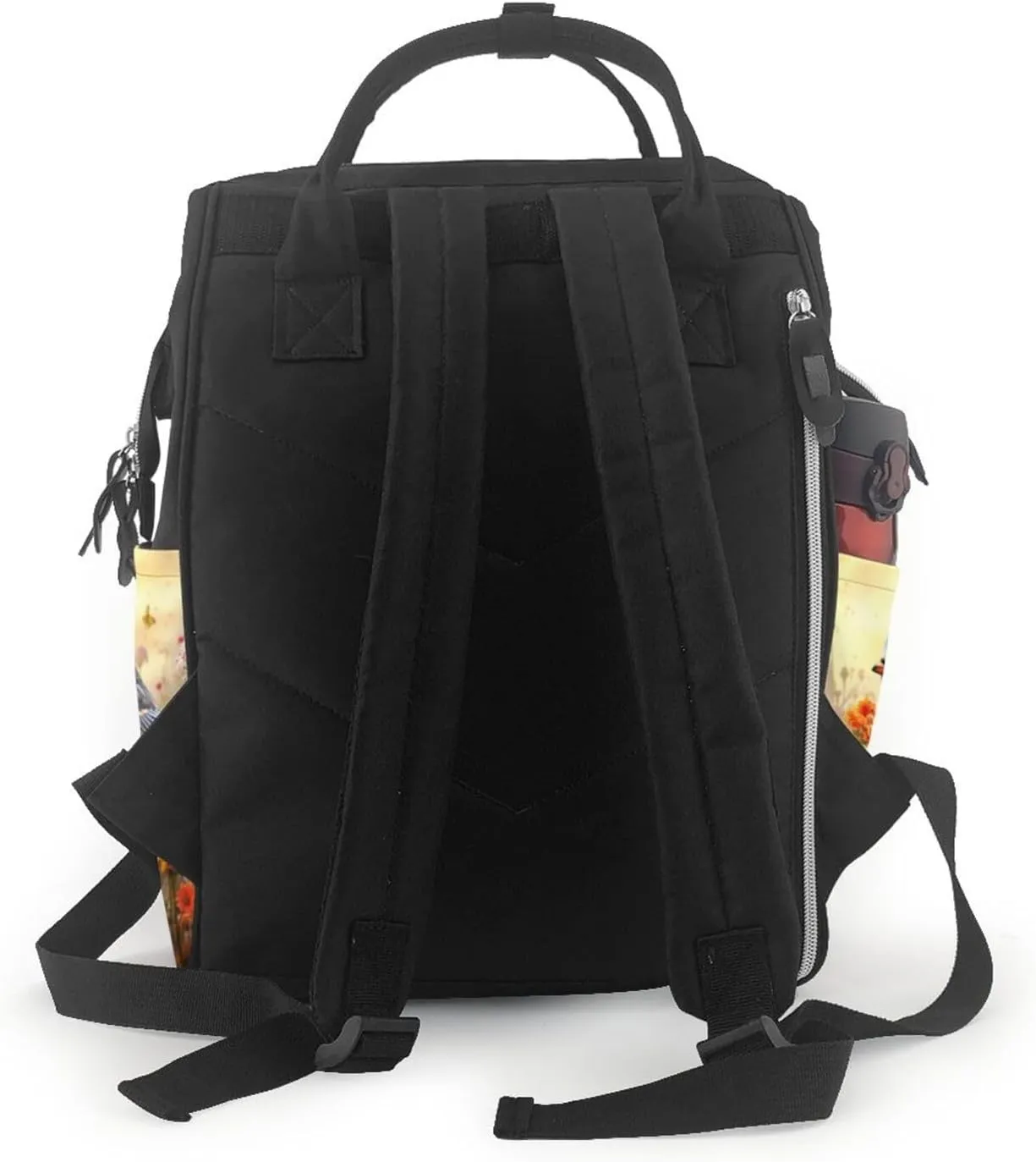 Diaper Bag Backpack Sparrow Birds Sing Nappy Backpack Maternity Baby Nappy Bag Changing Bags for Travel