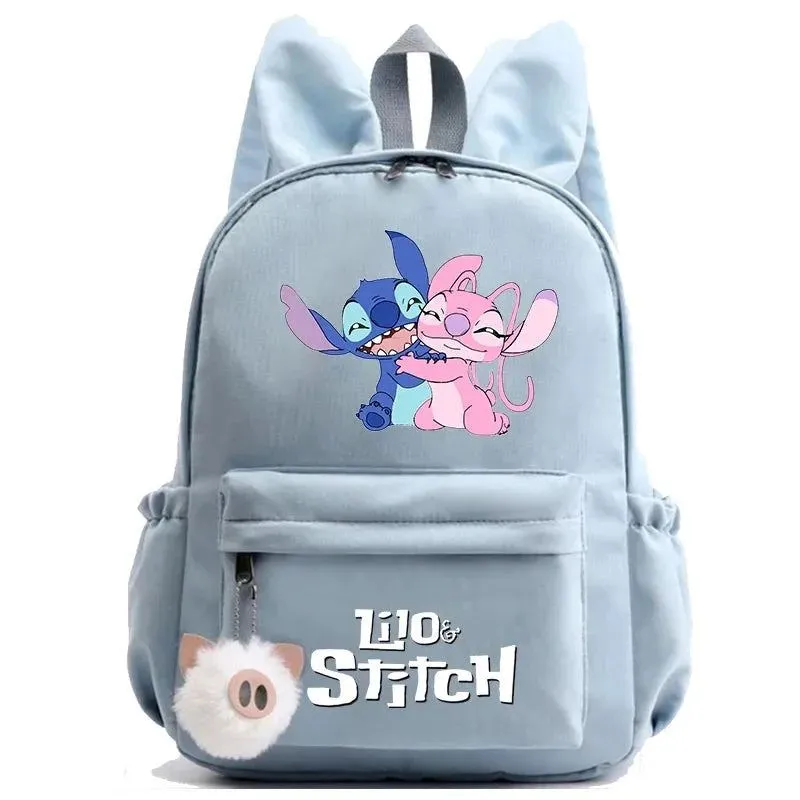 Disney Lilo Stitch Backpack Teen Girl Boy Back To School Backpack School Bag Rucksack Women Canvas Rucksack Kid Birthday Gift