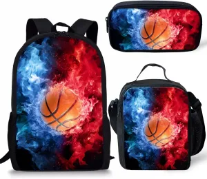 Dolyues Basketball Backpack for Boys School Book Bag for Teen Girls Children Students Bookbag Backpacks Schoolbag for Girls Kids Teen Women Casual Travel Daypacks Sport
