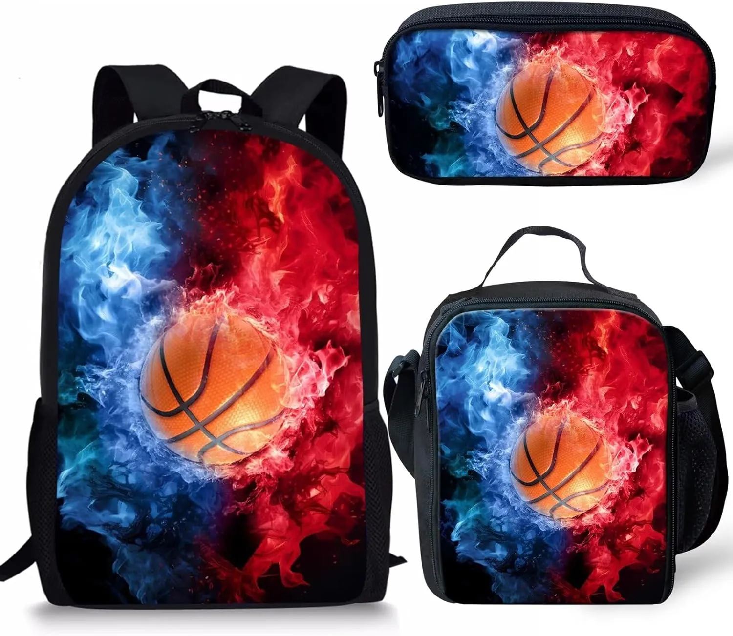 Dolyues Basketball Backpack for Boys School Book Bag for Teen Girls Children Students Bookbag Backpacks Schoolbag for Girls Kids Teen Women Casual Travel Daypacks Sport