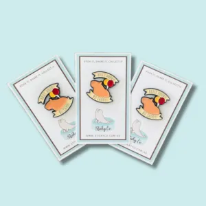 Don't Worry, Be Cappy! – Capybara Enamel Pin