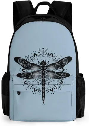 Dragonfly Insect 16 Inch Laptop Backpack Large Capacity Daypack Travel Shoulder Bag for Men Women