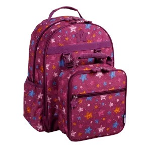 Duet Kids Backpack & Detachable Lunch Box Set in Stars - Final Sale