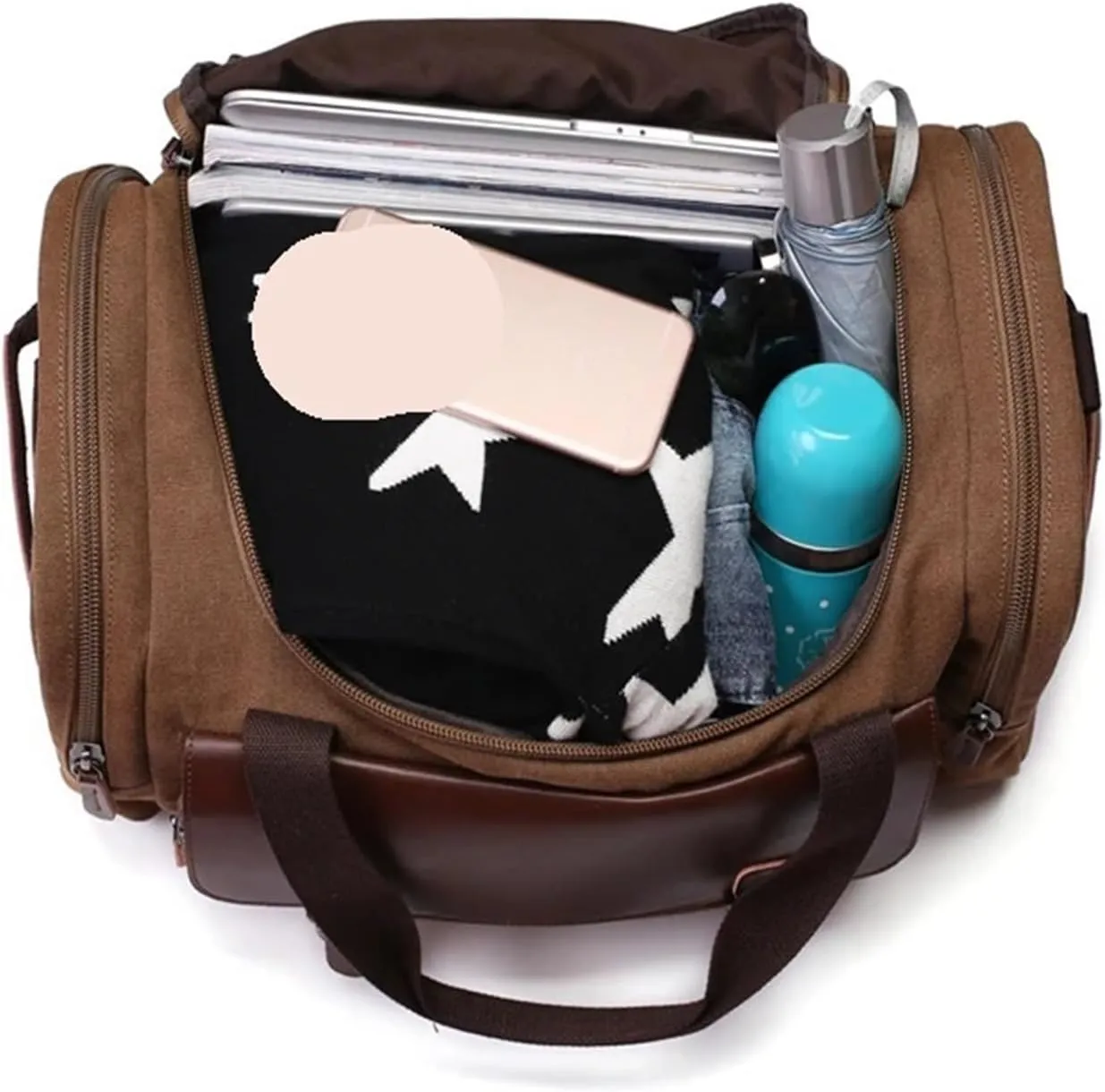 Duffle Bag For Travel Man Canvas Bag Black Outdoor Hiking Handbags Men Travel Duffle Bag Large Capacity Shoulder Bags For Boy(Blue)
