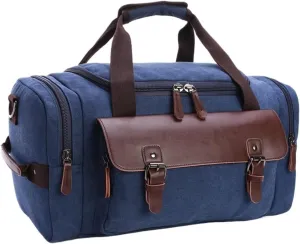 Duffle Bag For Travel Man Canvas Bag Black Outdoor Hiking Handbags Men Travel Duffle Bag Large Capacity Shoulder Bags For Boy(Blue)