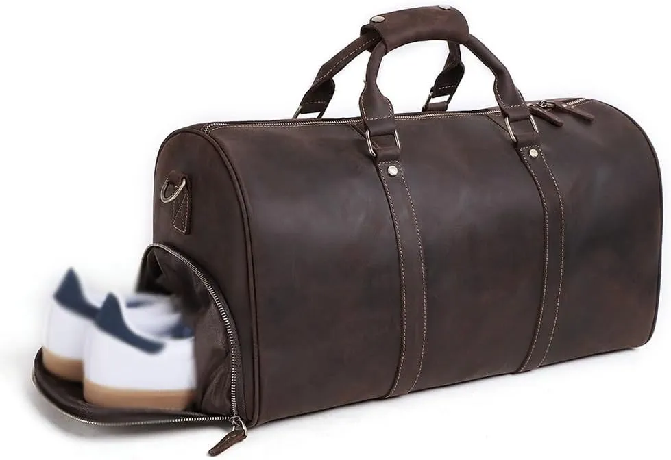 Duffle Bag with Compartments and Wet Pocket