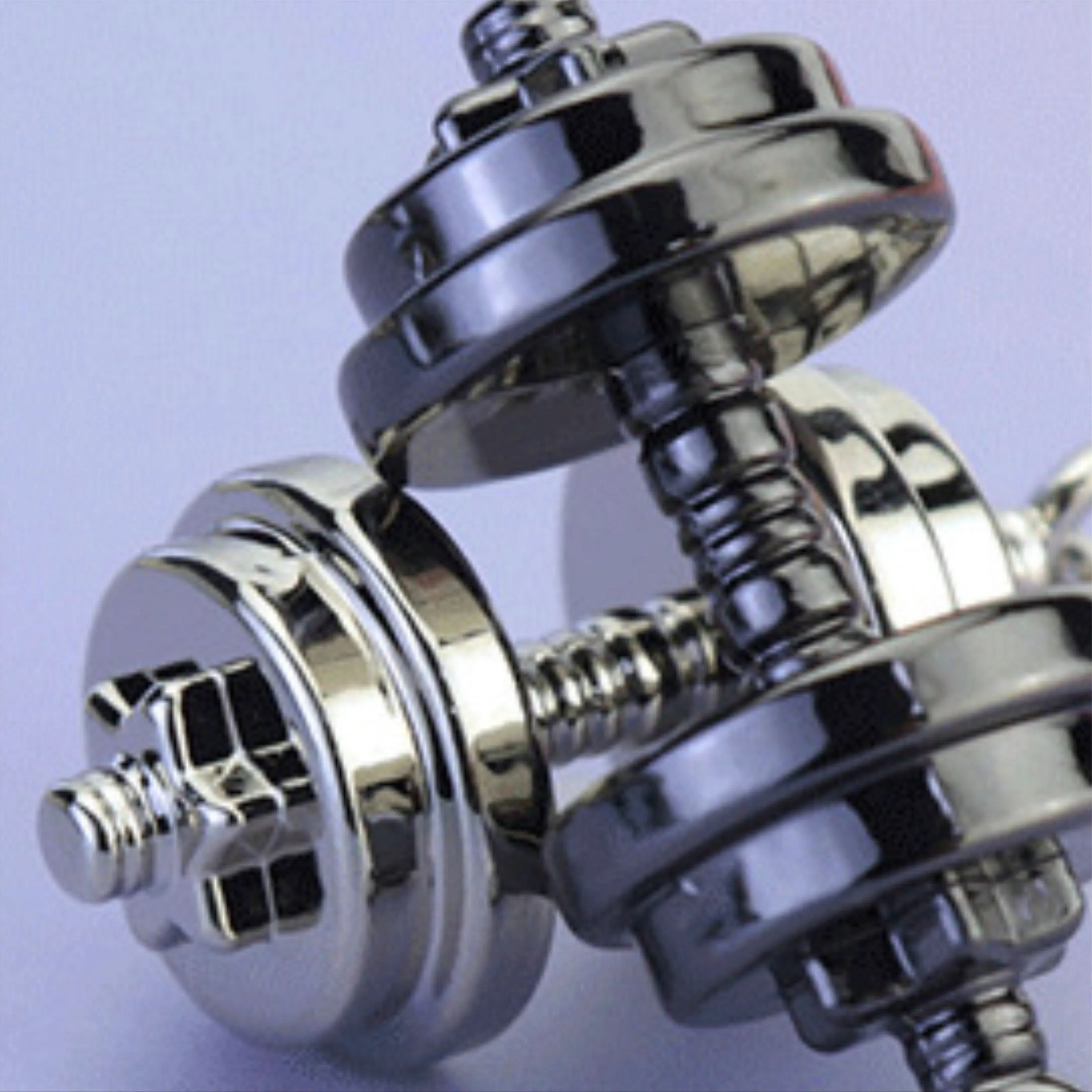 Dumbbell Keychain – Zinc Alloy Gym Accessory