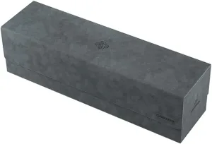 Dungeon S 550  Convertible Deck and Game Accessories Box Double-Sleeved Card Storage Card Game Protector Nexofyber Surface Holds up to 550 Cards Midnight Gray Color Made by Gamegenic,G20090