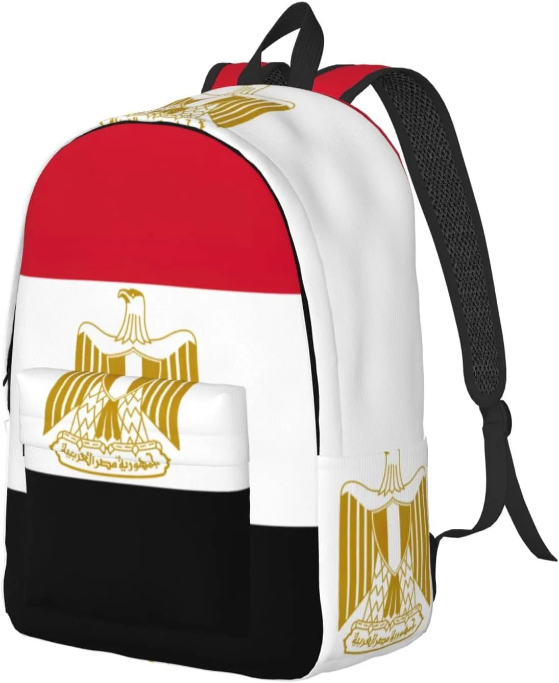 Egyptian flag print Backpack Travel Backpacks for Women Men College Backpack Computer Bag for Travel