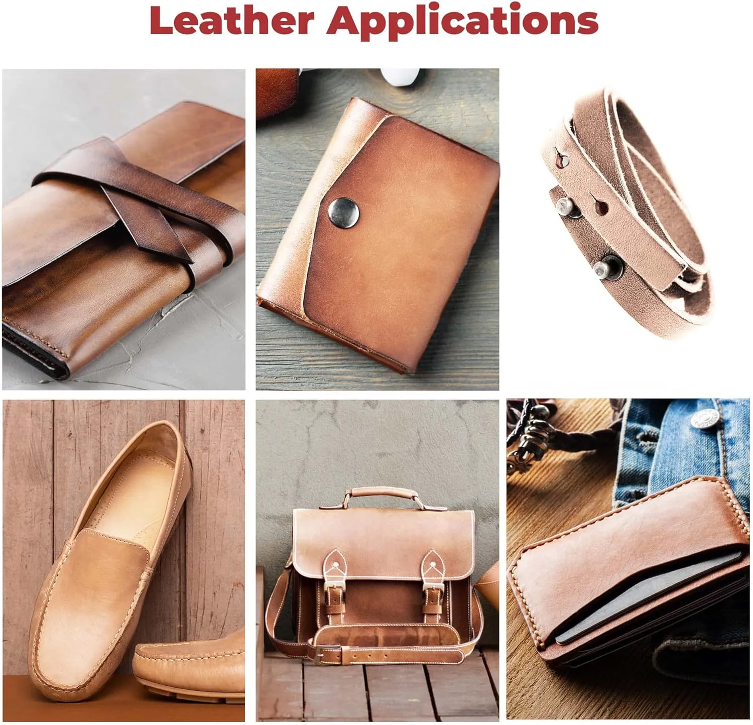 ELW 2-3 oz (1-1.4mm) Thickness Weight 12"x24" Vegetable Tanned Leather Cowhide Grade AB Full Grain Leather for Tooling, Carving, Engraving, Molding, Embossing, Stamping, & Dyeing