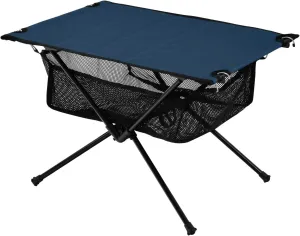 Emelivor Blue Folding Camping Table Portable Beach Table with Carry Bag Small Foldable Table for Camping Fishing Picnic Garden Outdoor